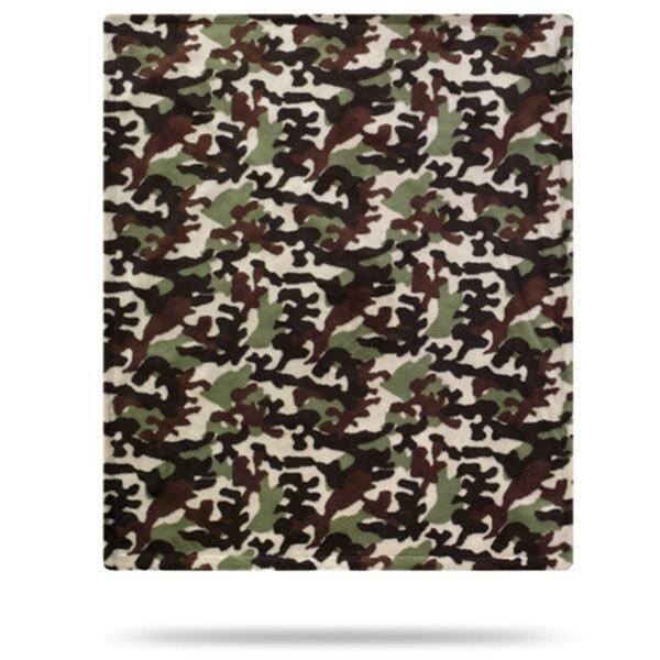 slide 1 of 1, Denali Camouflage Dark Chocolate/Chocolate 30"x36" Baby Blanket