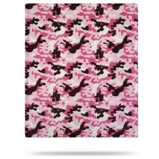 Denali Camouflage Soft Pink/Chocolate 30"x36" Baby Blanket