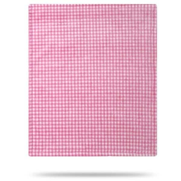 slide 1 of 1, Denali Gingham Light Pink/Light Pink 30"x36" Baby Blanket