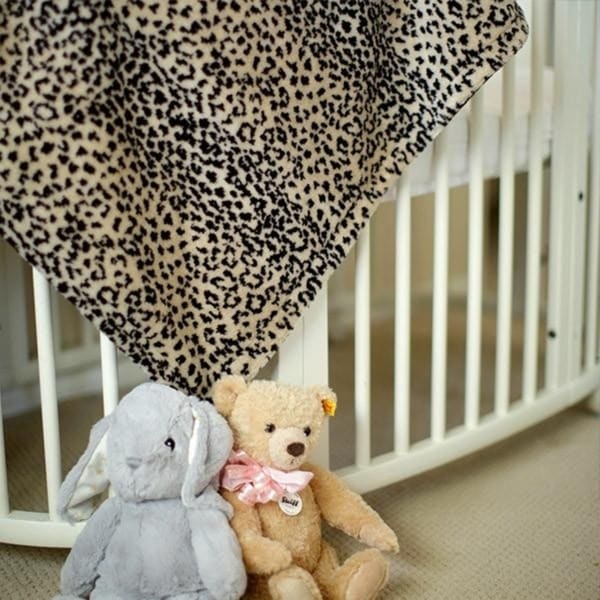 Leopard print best sale cot sheets