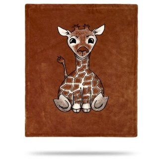 Denali Baby Giraffe Spice/Giraffe 30"x36" Baby Blanket