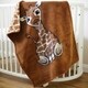 preview thumbnail 2 of 0, Denali Baby Giraffe Spice/Giraffe 30"x36" Baby Blanket