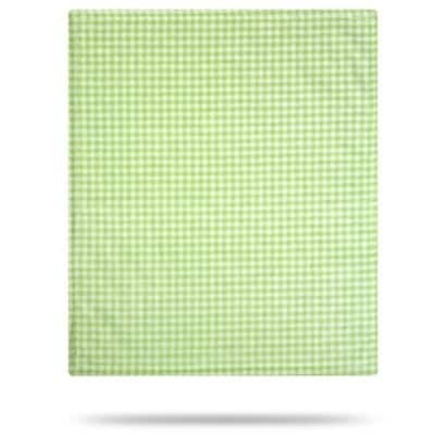 Denali Gingham Light Green/Light Green 30"x36" Baby Blanket
