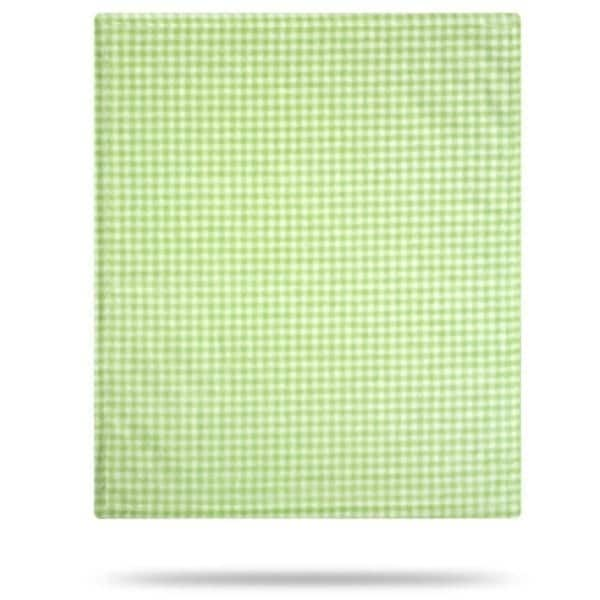 slide 1 of 1, Denali Gingham Light Green/Light Green 30"x36" Baby Blanket