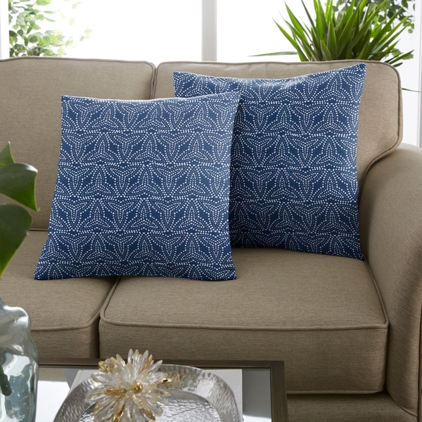 Scott Living Galveston Capri Square Pillow, Set of 2