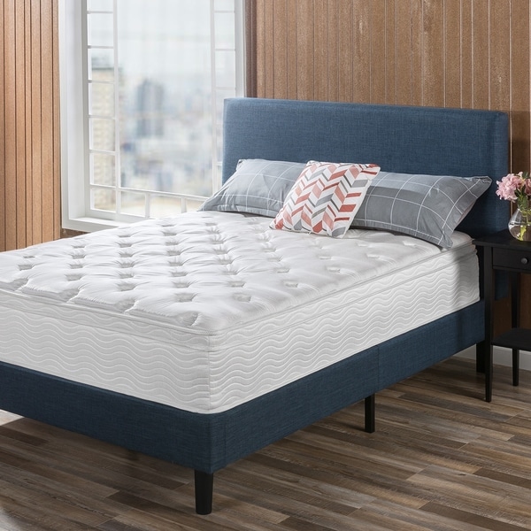 Priage by Zinus 12 inch Spring Support Mattress with Green Tea Foam Comfort Layer, Full size
