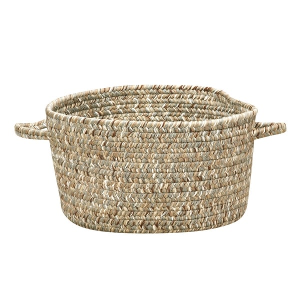 Sea Pottery 12-inch Caribbean Handmade Braided Basket