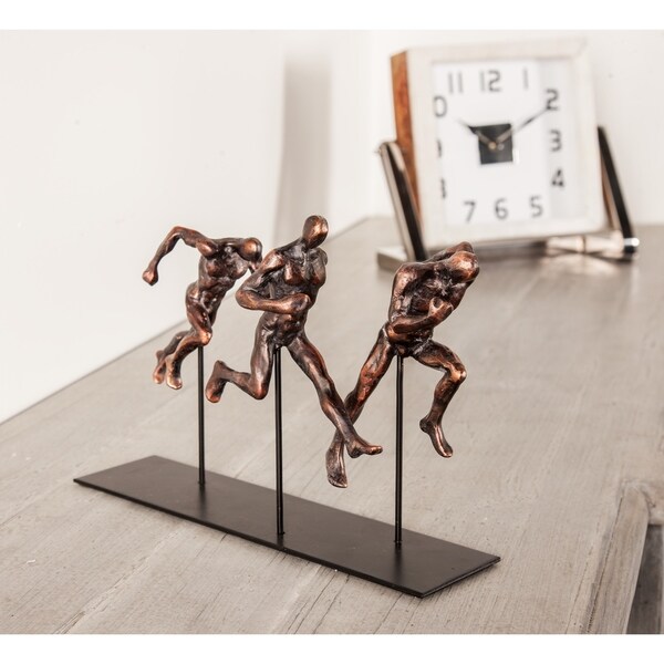 Strick & Bolton Buri Running Men Sculpture