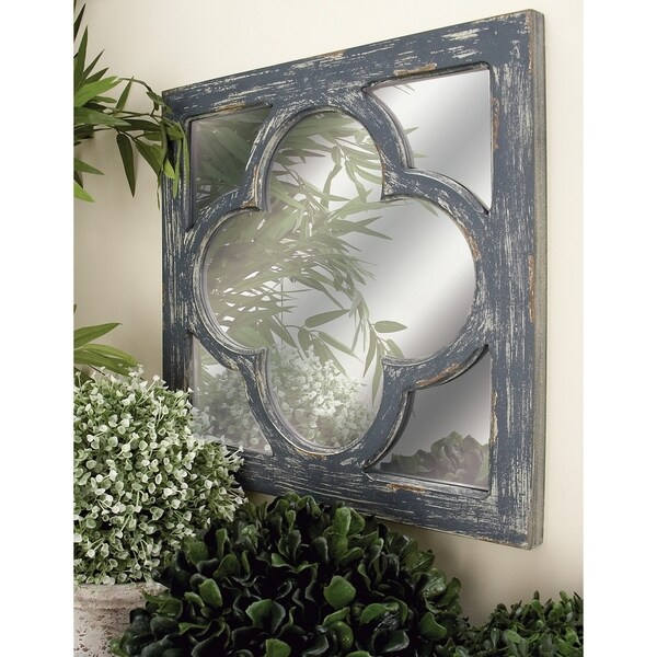 The Gray Barn Coconut Grove Decorative Wall Mirrors (Set of 4) - Grey