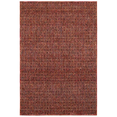 Style Haven Boden Textural Diamonds Area Rug