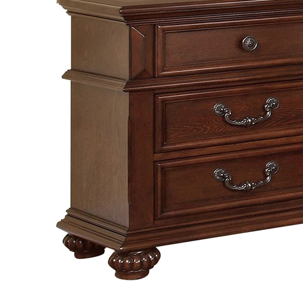 Shop Landaluce Traditional Night Stand In Oak Finish Overstock 21419173