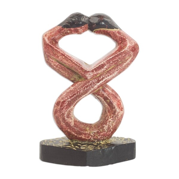Wood Statuette, 'Ajibola' - Ghana