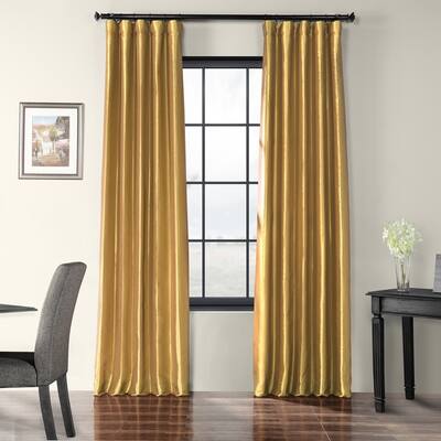 Buy Gold Polyester Blend Curtains Drapes Online At Overstock