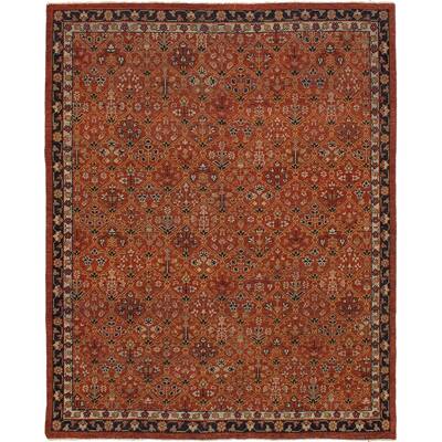 eCarpetGallery Hand-knotted Beaumont Dark Copper Wool Rug - 8'1 x 10'0