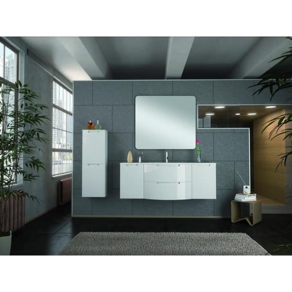 Latoscana Oasi 57" Vanity with Left and Right Side Overstock