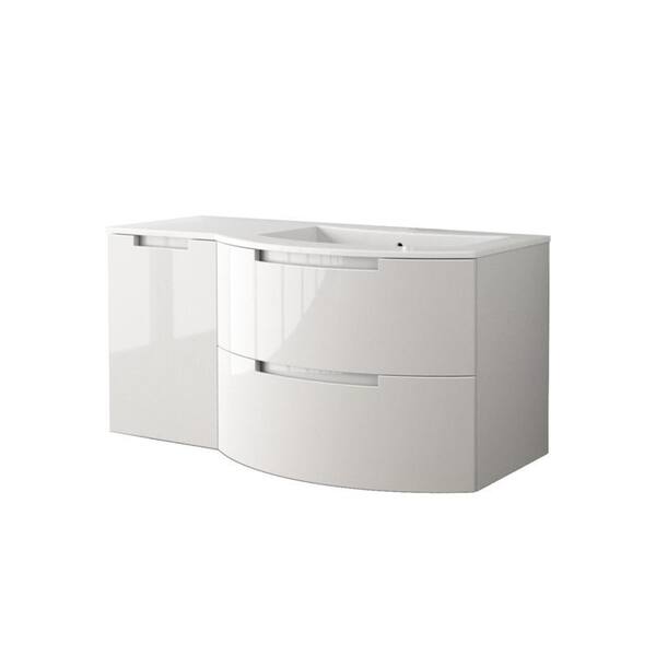 slide 1 of 7, LaToscana Oasi 53" Vanity with Left Side Cabinet