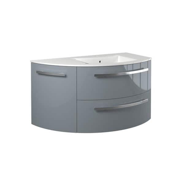 Shop Latoscana Ambra 38 Vanity With Left Curved Side Cabinet