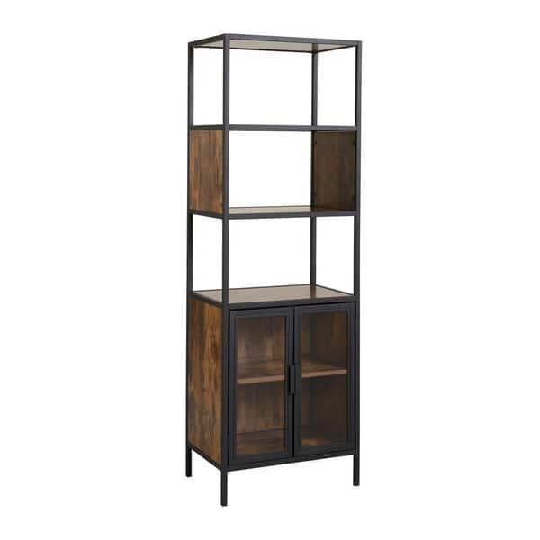 Shop Homestar Hamilton Display Cabinet With Glass Doors Free