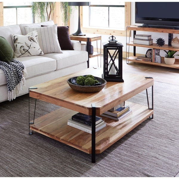 Large solid deals coffee table