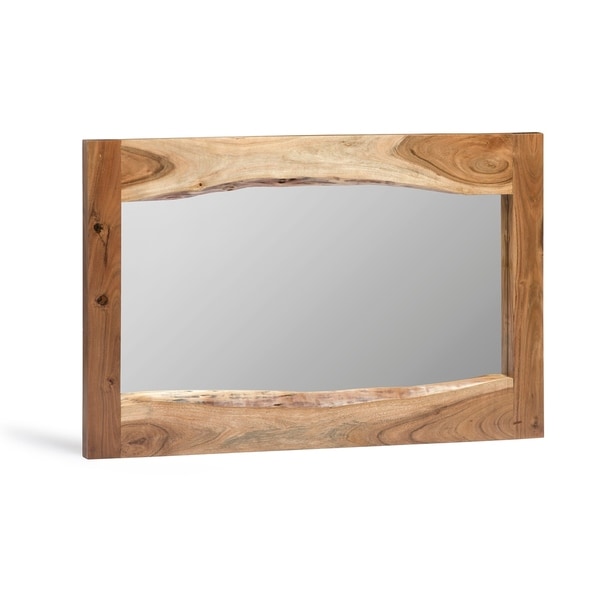 Alpine Natural Live Edge Wood Mirror