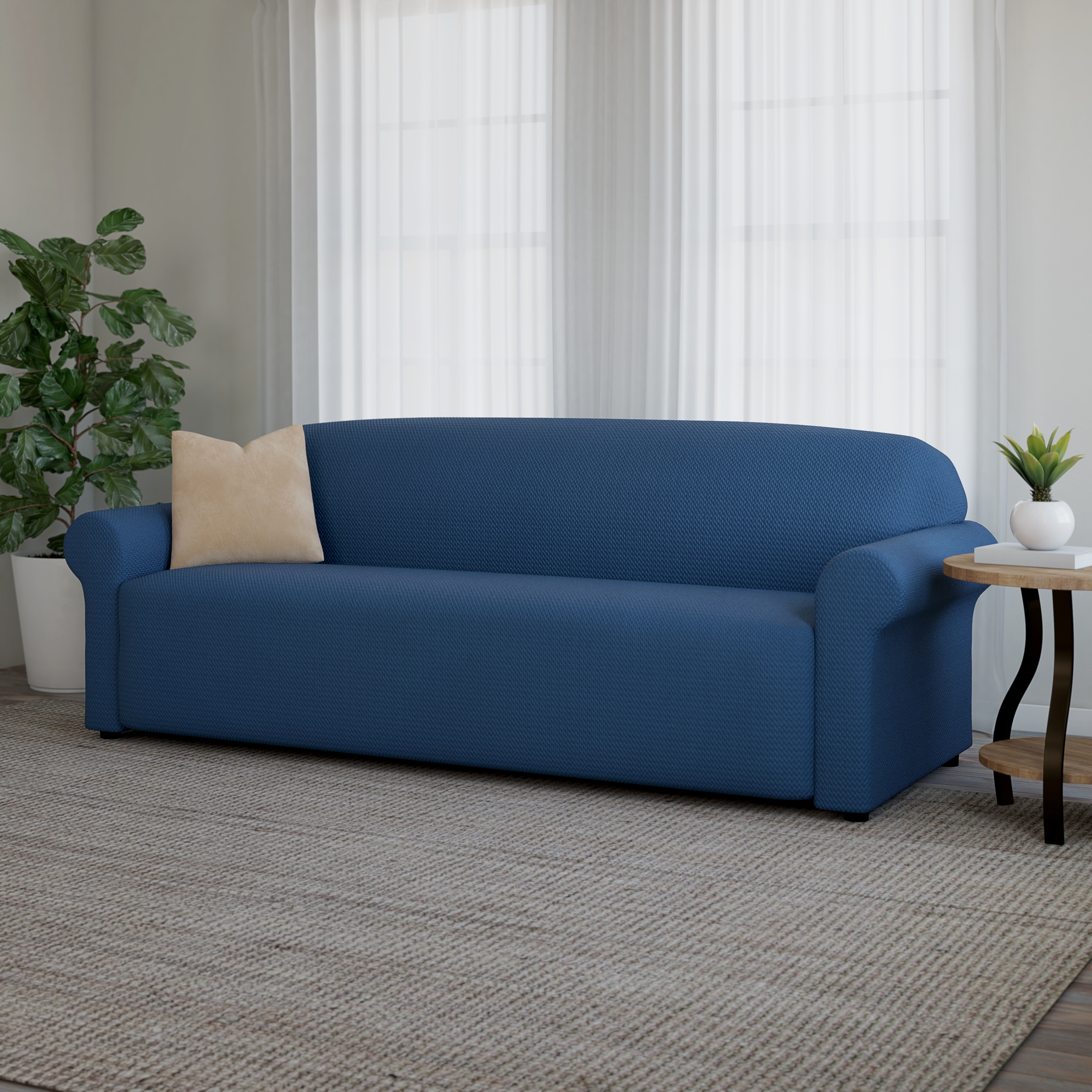 Blue Sofa Couch Slipcovers Online At Our Best Blue Sofa Couch Slipcovers Online At Our Best Furniture Covers Deals