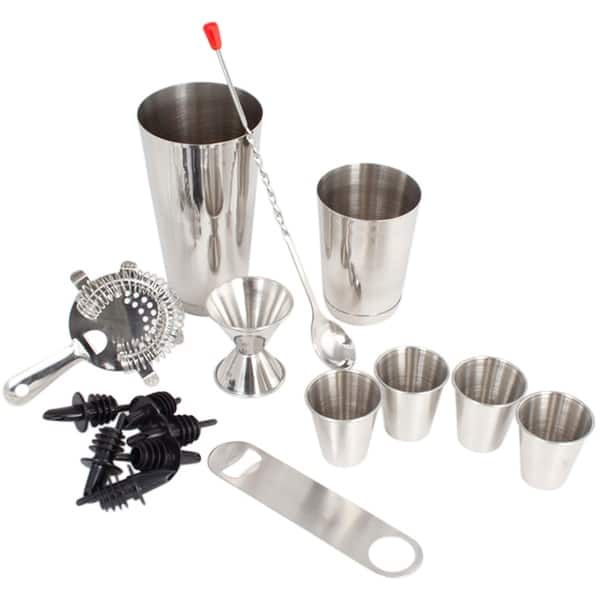 Stainless Steel 16 Pcs Tail Shaker Set Complete Stainless Steel 16 Pcs Tail Shaker Set Complete