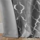 preview thumbnail 8 of 15, Bethany Sheer Overlay Blackout Window Curtain 95" In Ivory (As Is Item)