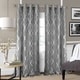 preview thumbnail 5 of 15, Bethany Sheer Overlay Blackout Window Curtain 95" In Ivory (As Is Item)