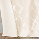 preview thumbnail 14 of 15, Bethany Sheer Overlay Blackout Window Curtain 95" In Ivory (As Is Item)