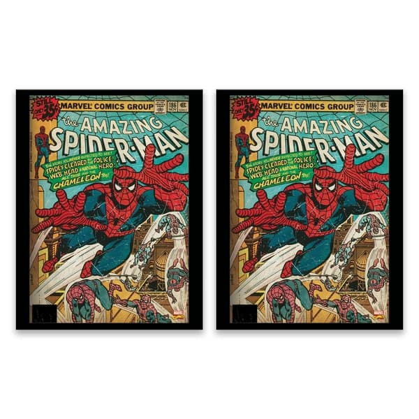 Spidey and Friends Set of 3 Prints Spiderman Nursery Art -  in