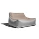 preview thumbnail 10 of 10, Jaxx Lavista Outdoor Bean Bag Loveseat / Modern Patio Sofa flax-granite