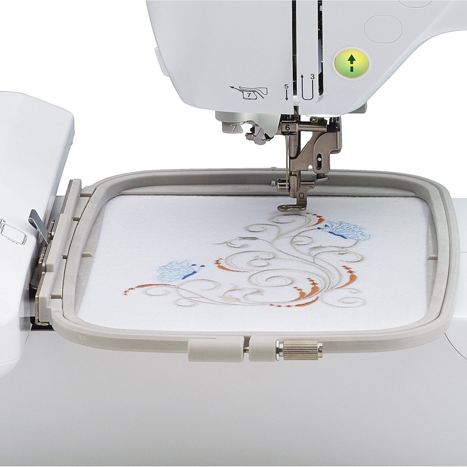 Brother PE800 5 x 7 Embroidery Machine w/ Full Color LCD Screen + 11  Built-In Lettering Fonts + 138 Built-In Designs - Bed Bath & Beyond -  22322667