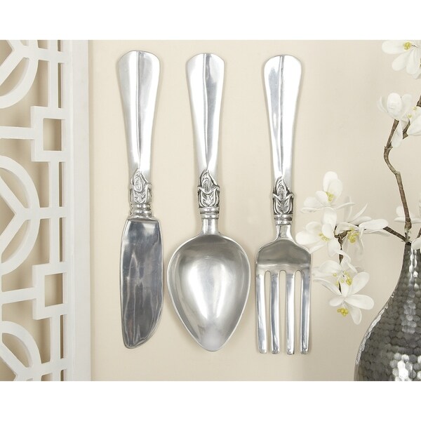 Copper Grove Seymour Aluminum Cutlery Wall Decor (Set of 3)