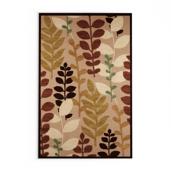 Ashlan Transitional Floral Indoor/ Outdoor Area Rug (8'8 x 12')