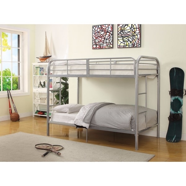 Thomas Twin/Twin Bunk Bed, Silver