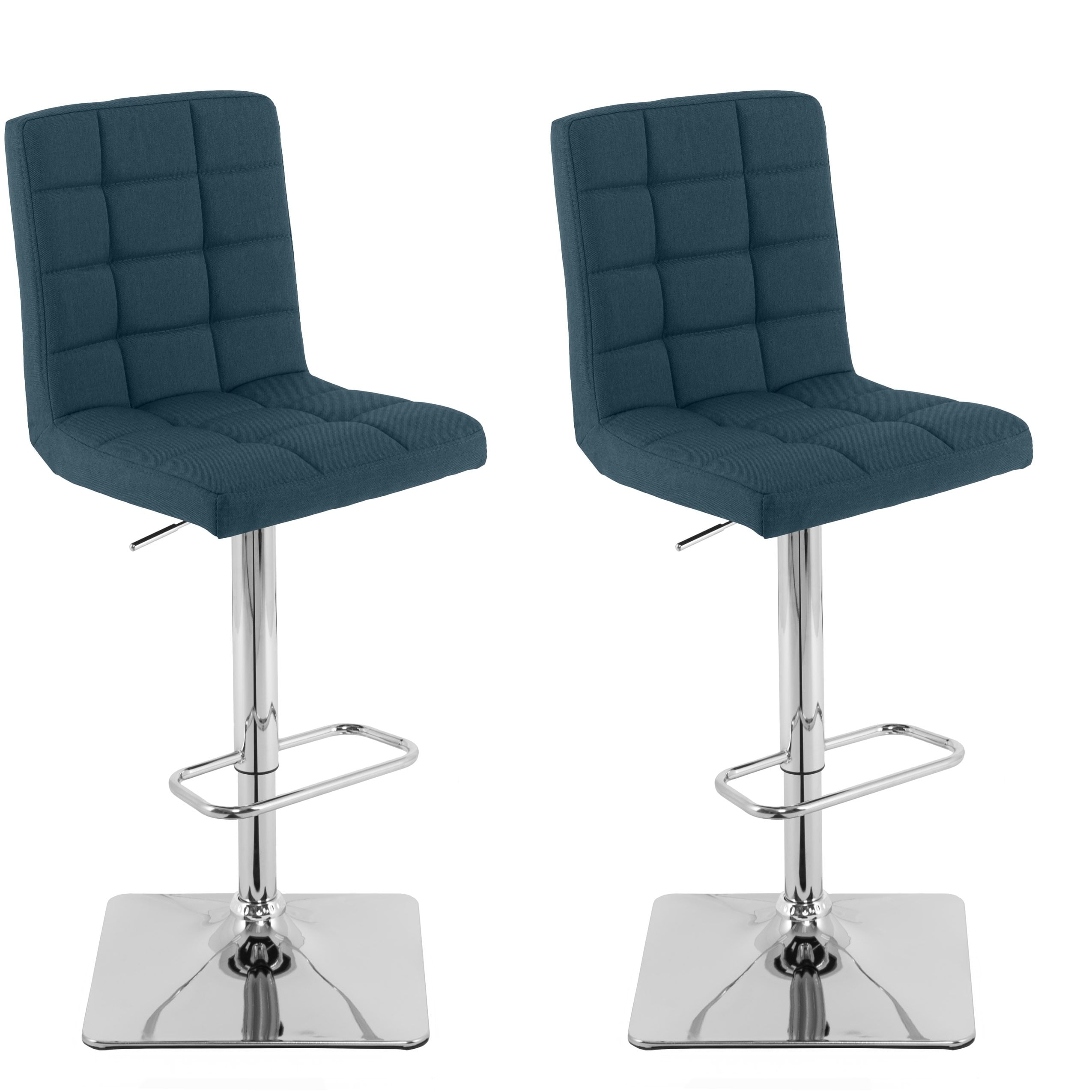 tufted adjustable bar stool