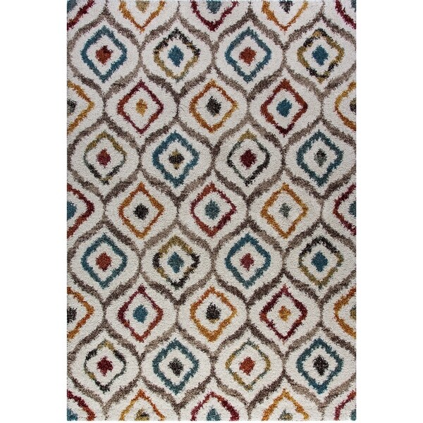 Mehari Contemporary Area Rug - multi - 6'7 x 9'6