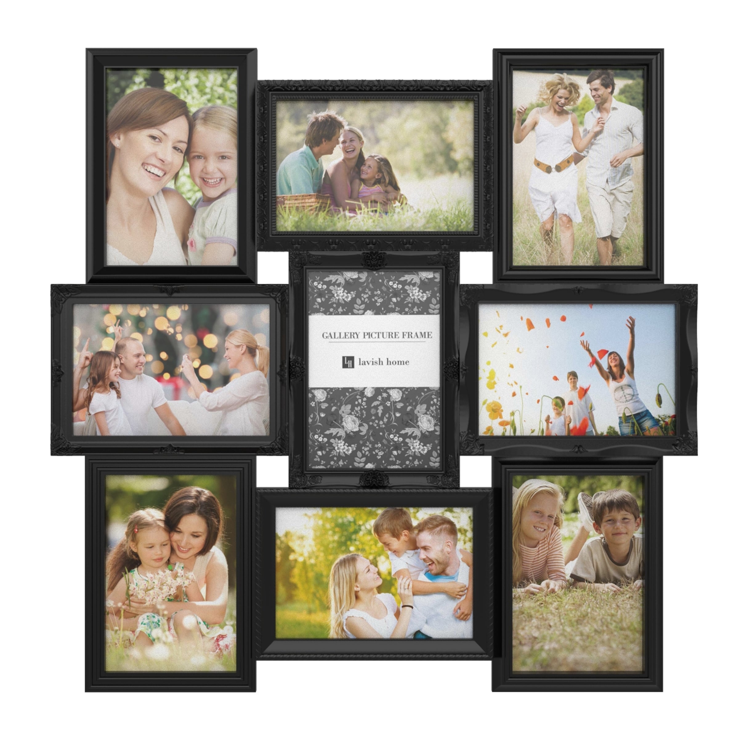 9 picture photo frame