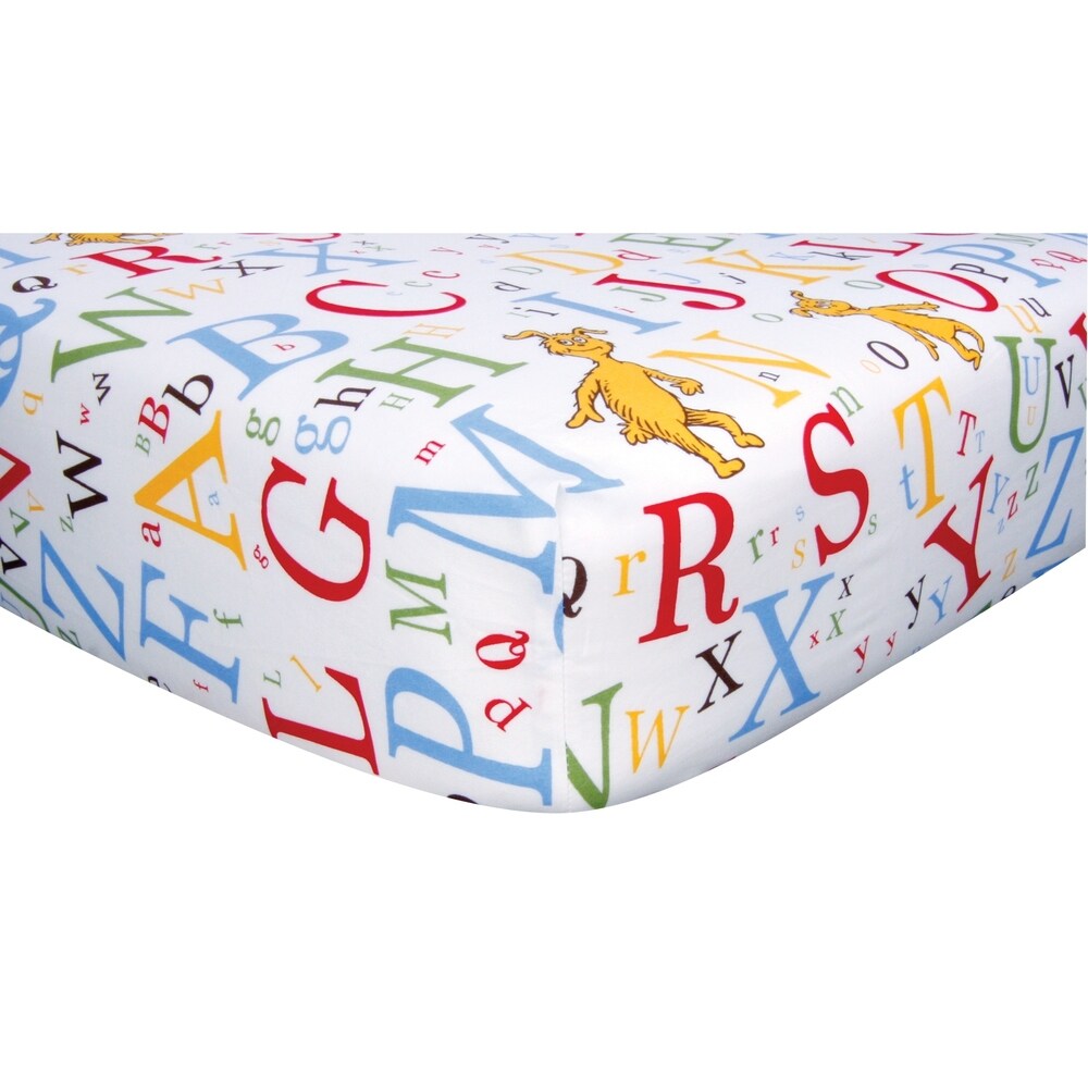 dr seuss crib sheets