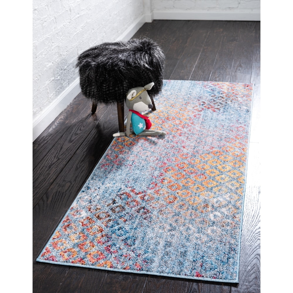 Unique Loom Reflective Rainbow Area Rug - Bed Bath & Beyond - 21451009