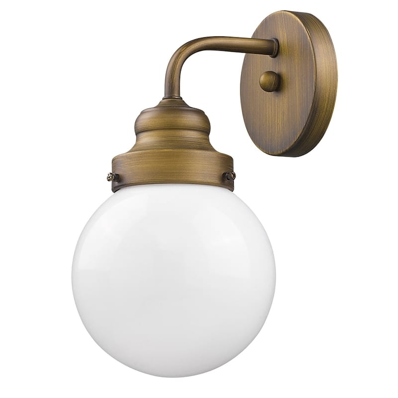 Portsmith 1-light Raw Brass Wall Sconce