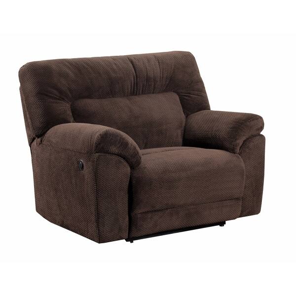 Cuddle Recliners Simmons Upholstery Madeline Chocolate Cuddler Recliner - Bed Bath ...
