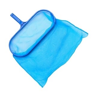 Pool Rake with Fine-Mesh Net for Cleaning Swimming Pools