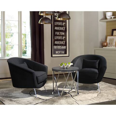 Accent Chairs Black Solid Shop Online At Overstock