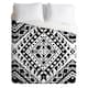 Amy Sia Tribe Black and White 2 Duvet Cover Set