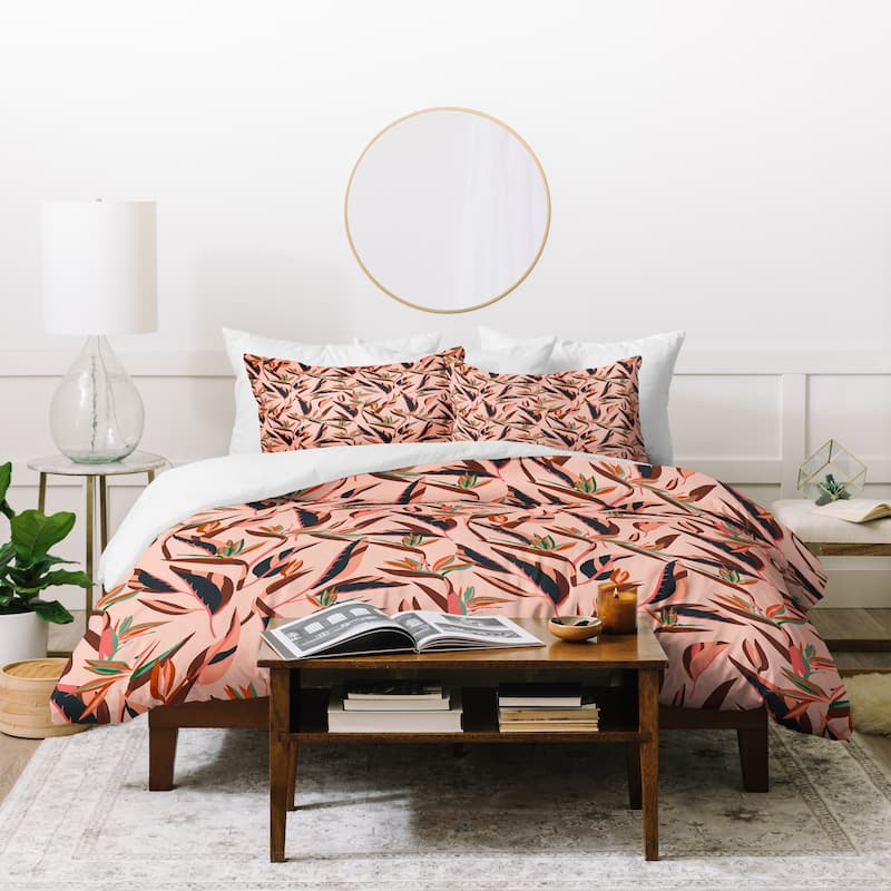 Holli Zollinger Anthology Of Pattern Elle Bird Of Paradise Pink Duvet ...