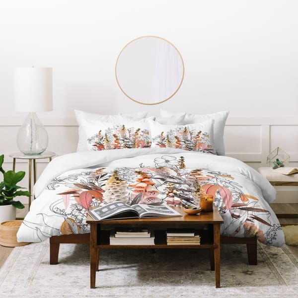 Shop Iveta Abolina Lupines Cream Duvet Cover Set On Sale Free