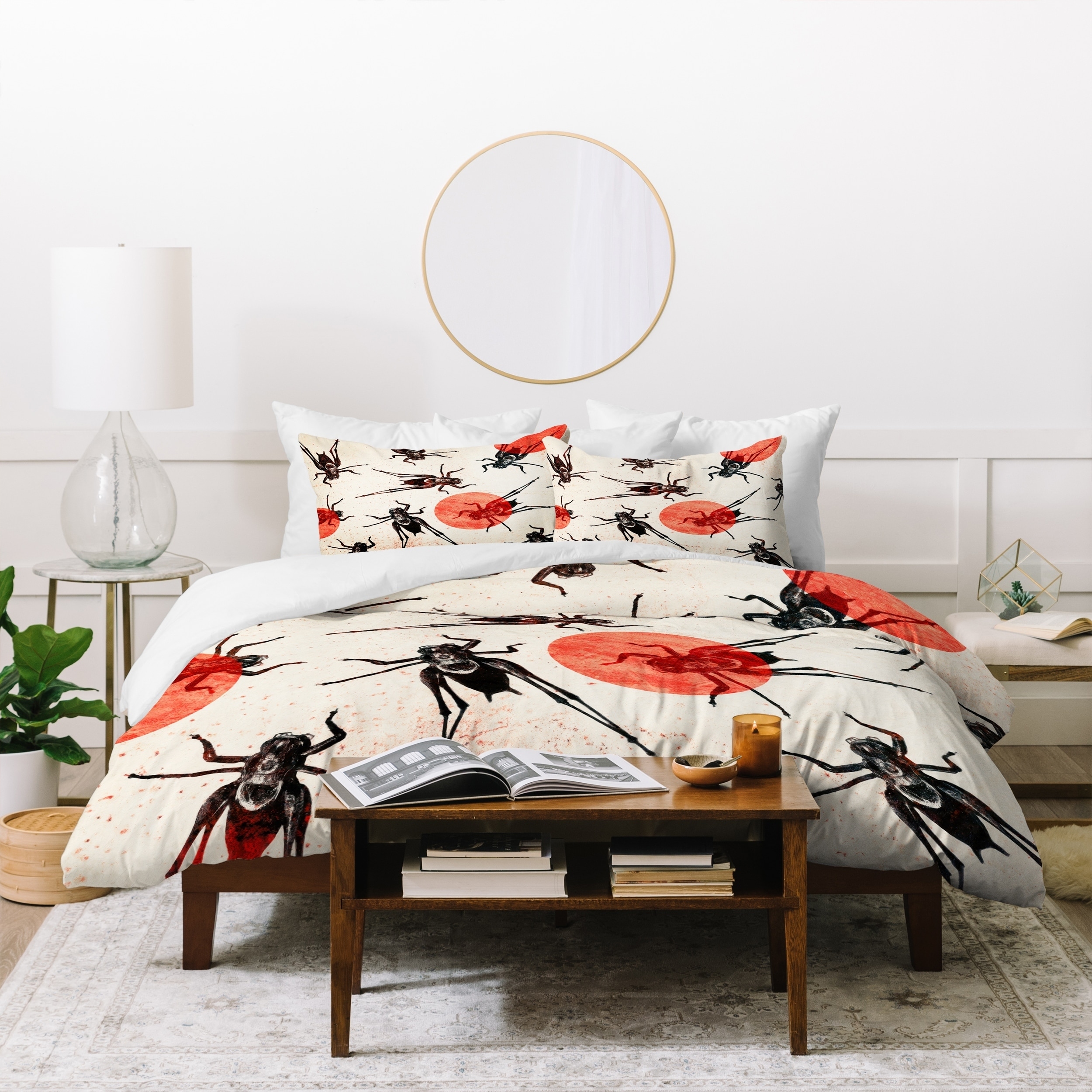 Elisabeth Fredriksson Grasshoppers Duvet Cover Set On Sale Overstock 21454091