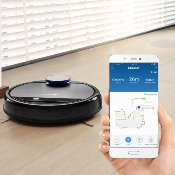 ECOVACS DEEBOT OZMO 930 2-in-1 Smart Robotic Vacuum Cleaner with