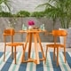 preview thumbnail 6 of 19, Haiti Outdoor Bistro Set by Christopher Knight Home